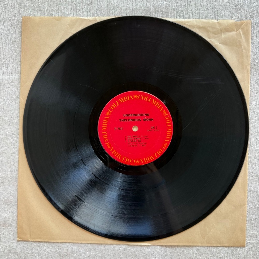 Thelonious Monk - Underground LP Vinyl Columbia CS 9632 1968 360 Sound - Picture 12 of 16